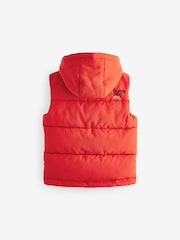 Superdry Orange Everest Padded Gilet - Image 9 of 12