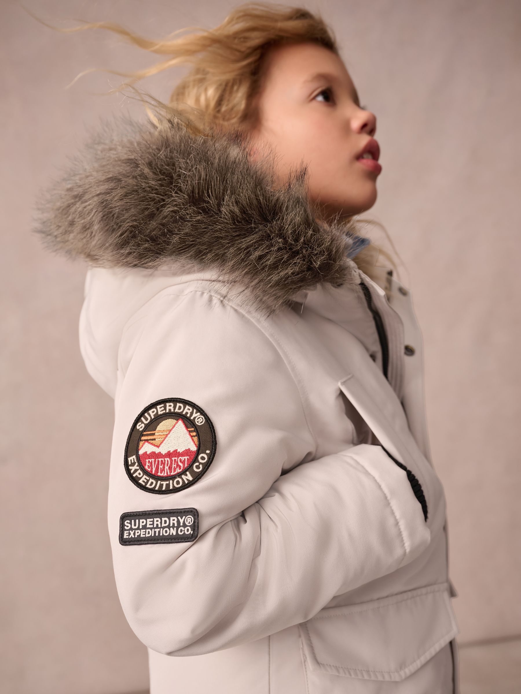 Kaufe Sie Cream Superdry Everest Parka bei Next Deutschland