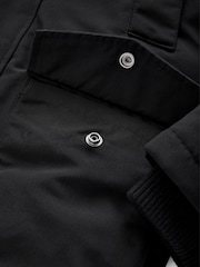 Superdry Black Everest Parka Coat - Image 11 of 13