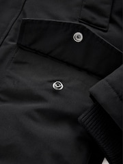 Superdry Black Everest Parka Coat - Image 14 of 17