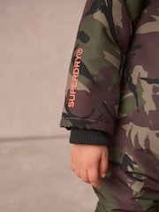 Superdry Camouflage Everest Snowsuit - Image 6 of 11