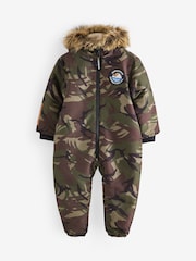 Superdry Camouflage Everest Snowsuit - Image 7 of 11
