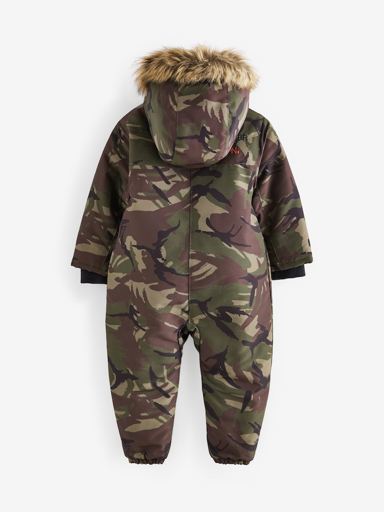 Superdry Camouflage Everest Snowsuit - Image 8 of 11