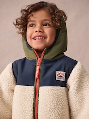 Superdry Beige Sherpa Snowsuit - Image 3 of 10