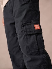 Superdry Navy Cargo Trousers - Image 3 of 7
