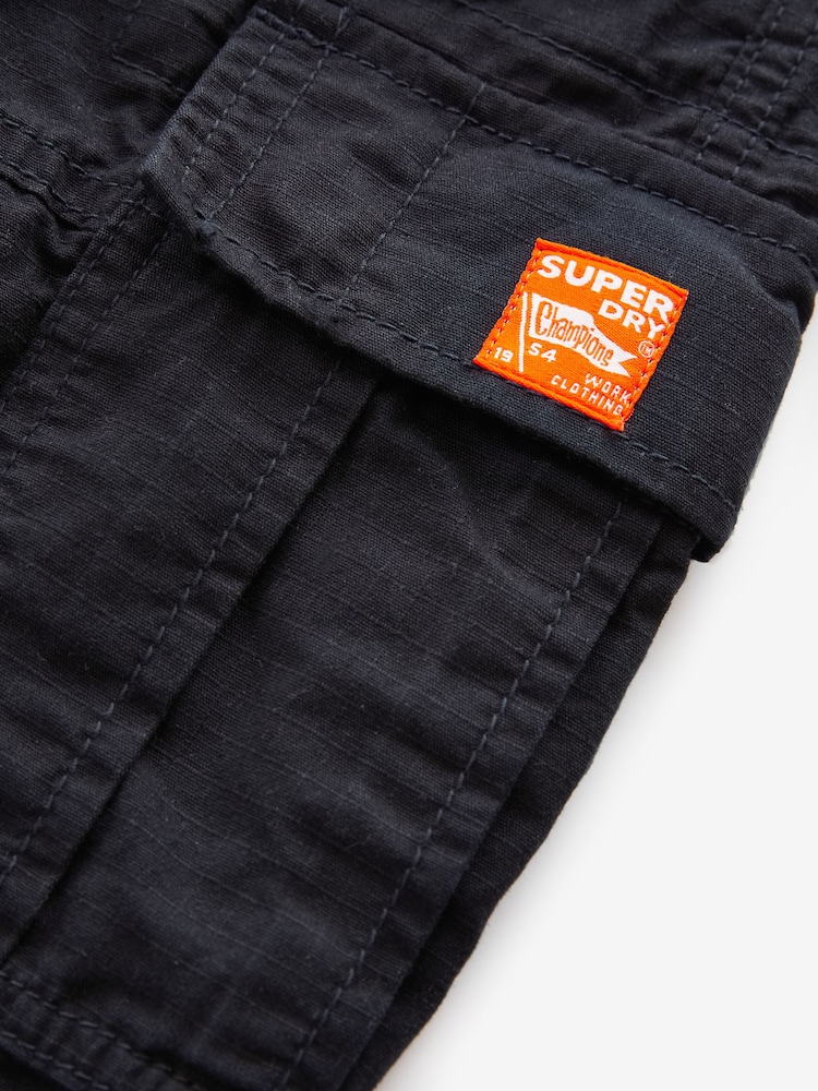 Superdry Navy Cargo Trousers - Image 7 of 7