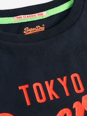 Superdry Navy Essentials T-Shirt - Image 4 of 5
