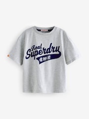 Superdry Grey Essentials T-Shirt - Image 1 of 5