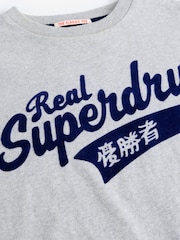 Superdry Grey Essentials T-Shirt - Image 3 of 5