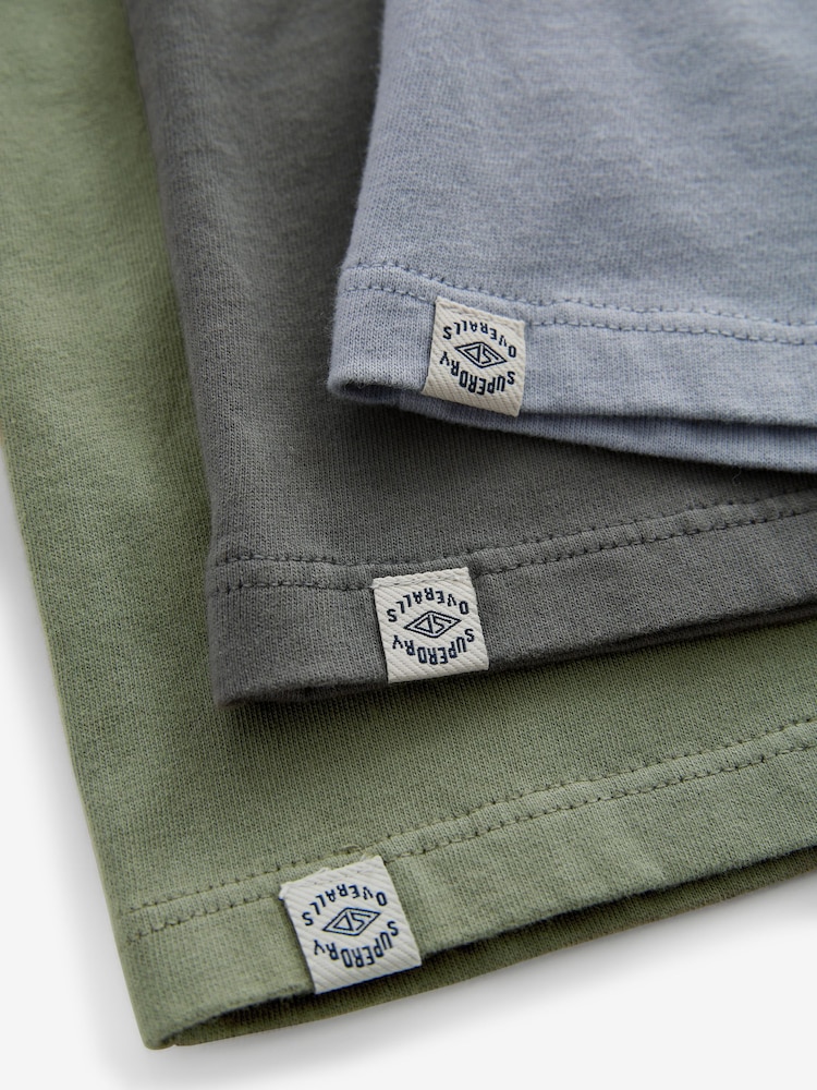 Superdry Multicolour T-Shirt 3 Pack - Image 7 of 10