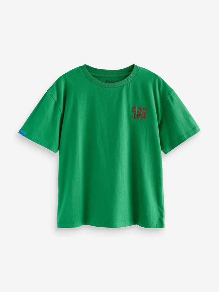 Superdry Green/White T-Shirt 3 Pack - Image 2 of 8