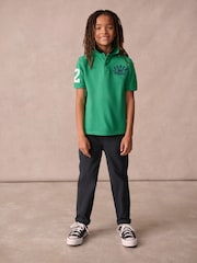 Superdry Green Embroidered Polo Shirt - Image 5 of 9
