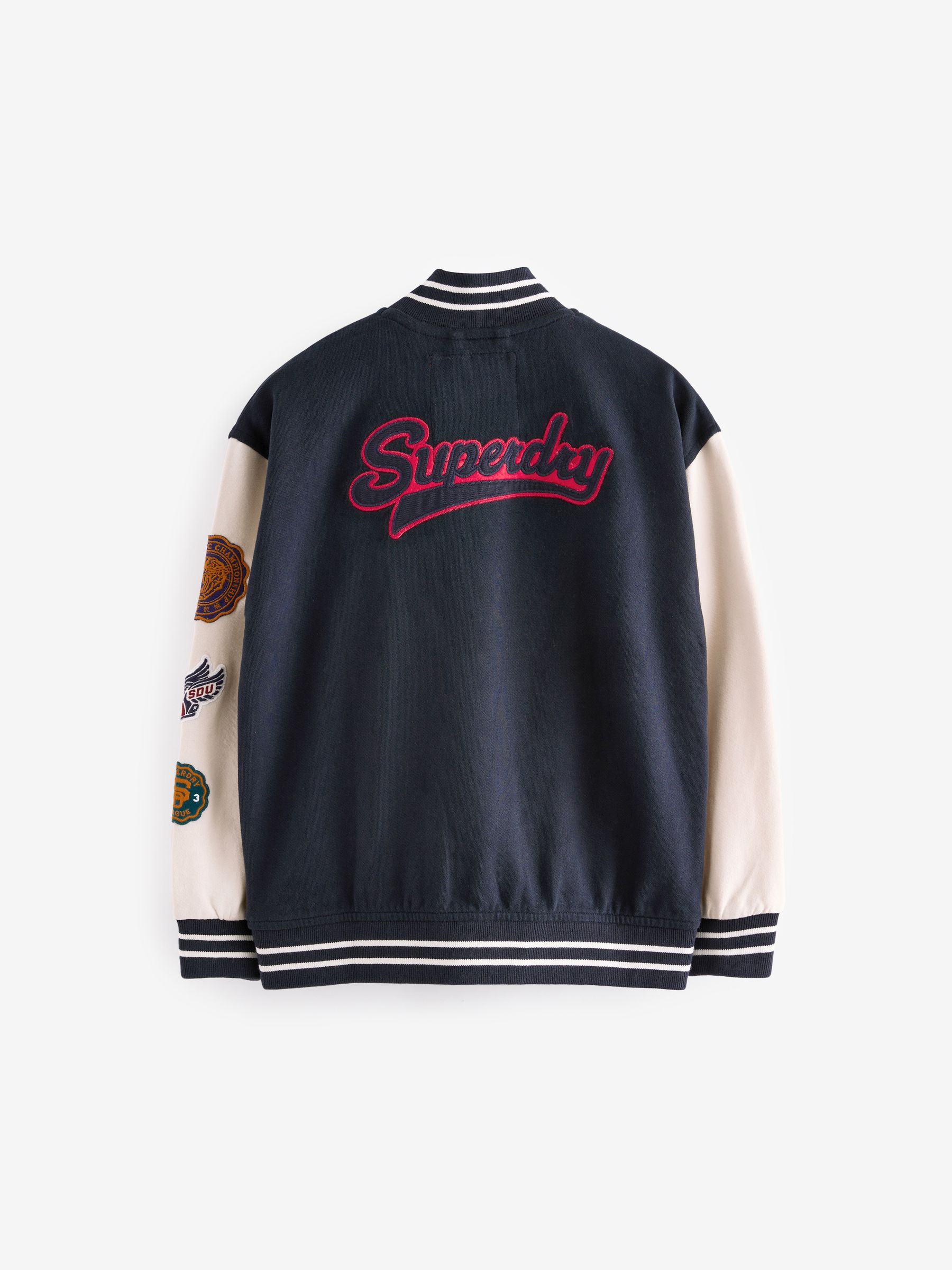 Superdry navy bomber jacket online