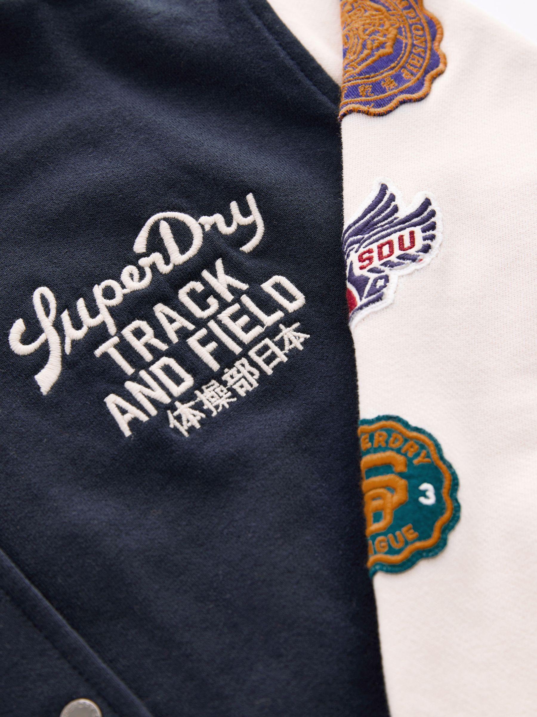 Superdry navy bomber jacket best sale