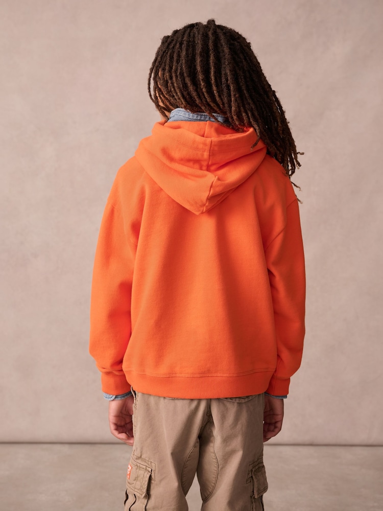 Naranja - Sudadera básica con capucha de Superdry - Imagen 2 de 8
