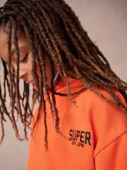 Naranja - Sudadera básica con capucha de Superdry - Imagen 3 de 8