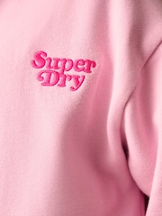 Superdry Pink Essentials Hoodie - Image 6 of 11