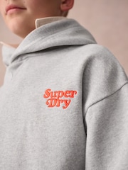 Gris - Sudadera básica con capucha de Superdry - Imagen 3 de 8