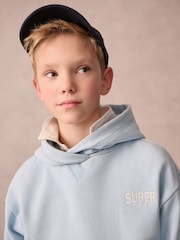 Azul - Sudadera básica con capucha de Superdry - Imagen 3 de 9
