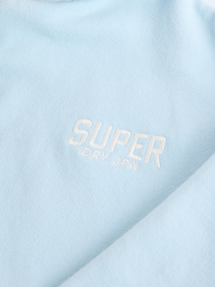 Superdry Blue Essentials Hoodie - Image 7 of 9