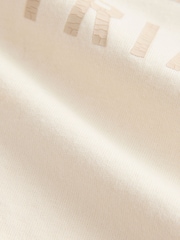 Superdry Oatmeal Printed T-Shirt - Image 4 of 5
