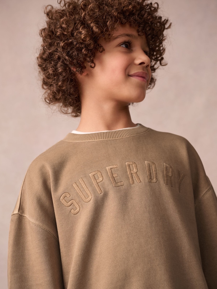 Superdry Beige Sweat Set - Image 3 of 9