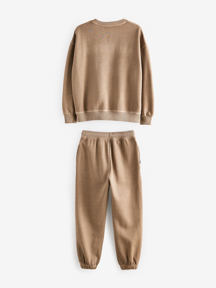 Superdry Beige Sweat Set - Image 7 of 9