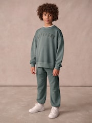 Superdry Green Sweat Set - Image 1 of 9