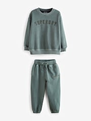Superdry Green Sweat Set - Image 6 of 9