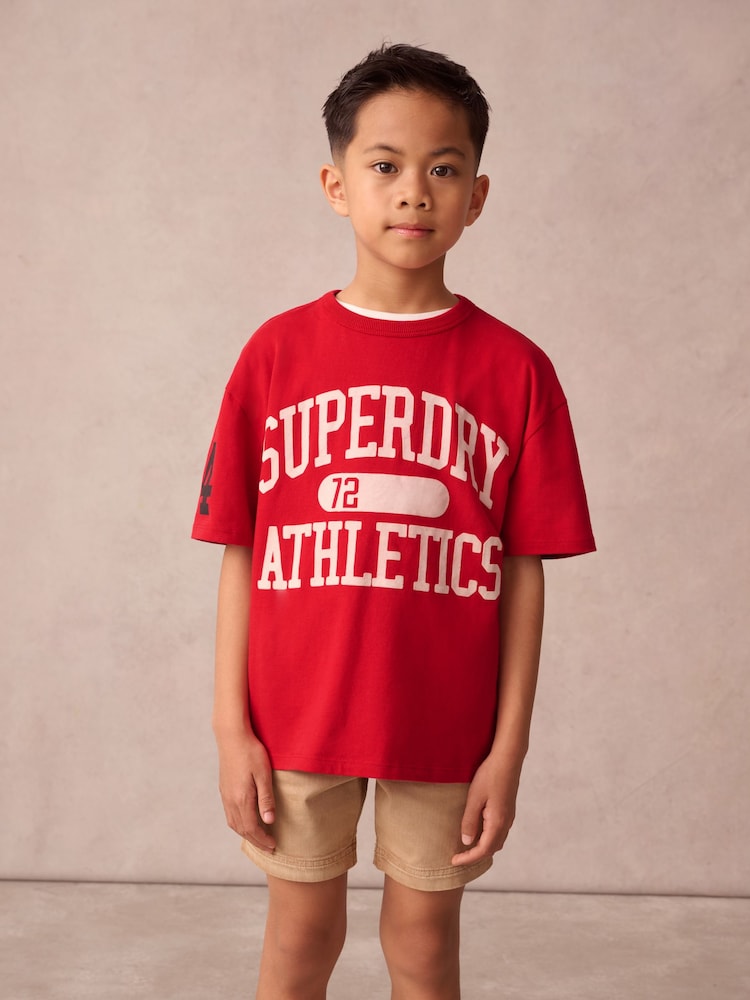 Superdry Red T-Shirt - Image 1 of 9