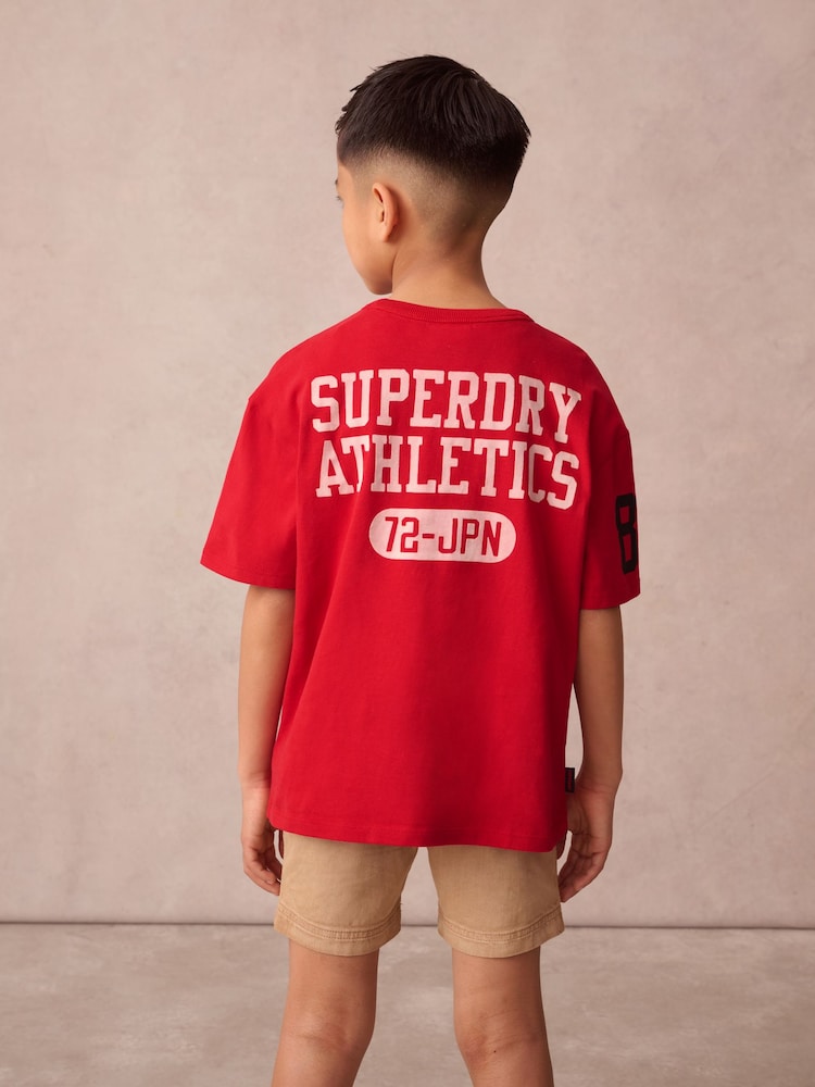 Superdry Red T-Shirt - Image 2 of 9