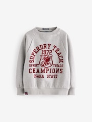 Superdry Grey Sweatshirt - Image 1 of 4