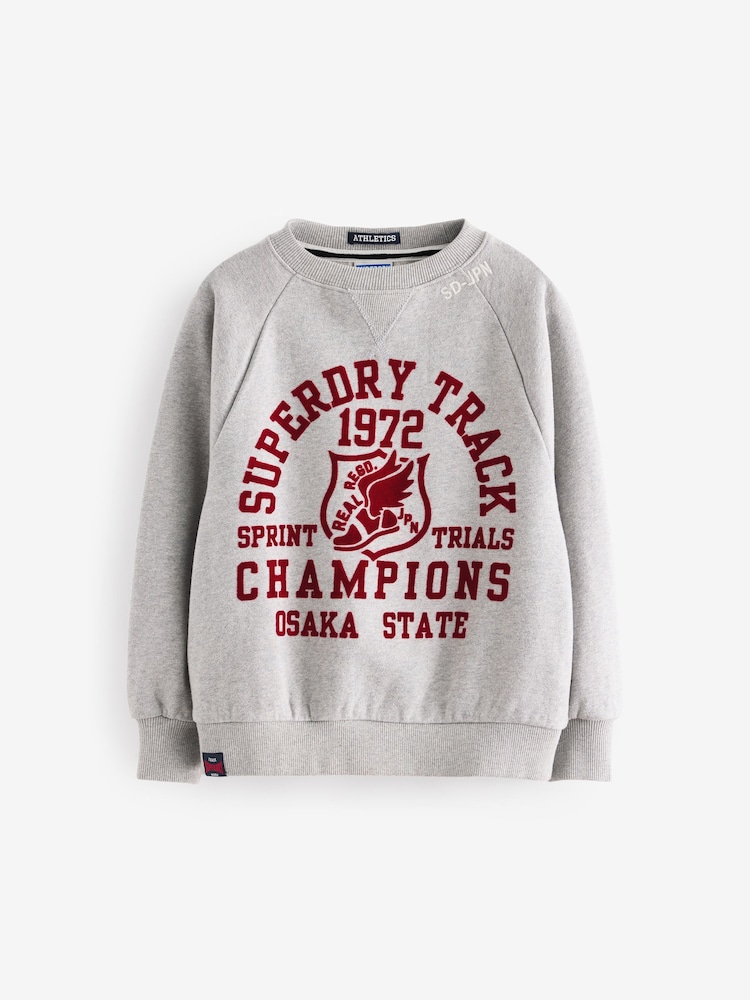 Superdry Grey Sweatshirt - Image 1 of 4