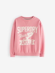 Superdry Pink Sweatshirt - Image 6 of 10