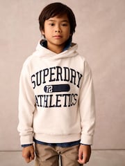 Superdry Oatmeal Hoodie - Image 1 of 10