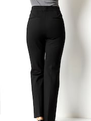 Roman Black Straight Leg Ponte Trousers - Image 2 of 2