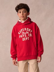 Superdry Red Hoodie - Image 1 of 10