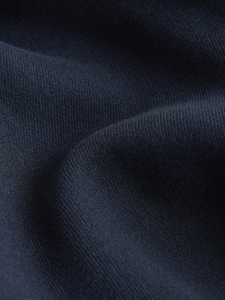 Superdry Navy Zip Through Varsity Hoodie - Image 11 of 11