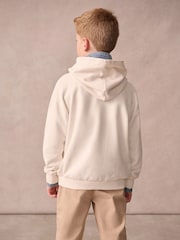 Superdry Cream Classic Flag Hoodie - Image 2 of 8