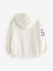 Superdry Cream Classic Flag Hoodie - Image 7 of 8