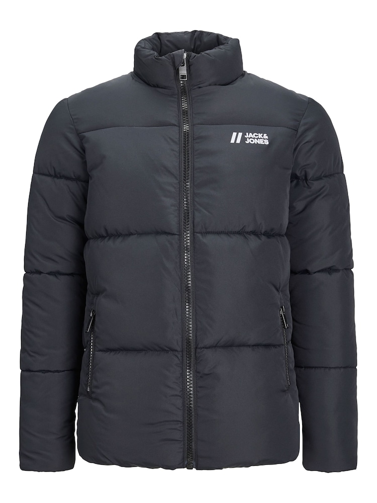 JACK & JONES JUNIOR Black Padded Jacket - Image 6 of 6