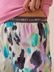 Pink Animal Ribbed Vest Short Pyjamas - Image 4 of 8