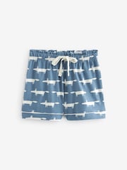 Blue Scion at Next Mr. Fox Short Set 100% Cotton Pyjamas - Image 8 of 9