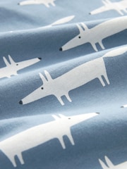 Blue Scion at Next Mr. Fox Short Set 100% Cotton Pyjamas - Image 9 of 9