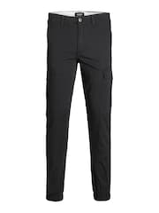 JACK & JONES JUNIOR Slim Fit Cuffed Marco Cargo Trousers - Image 1 of 3