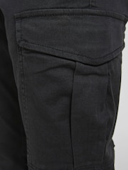 JACK & JONES JUNIOR Slim Fit Cuffed Marco Cargo Trousers - Image 3 of 3
