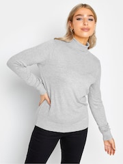 M&Co Grey Roll Neck Jumper - Image 1 of 4