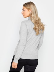 M&Co Grey Roll Neck Jumper - Image 3 of 4