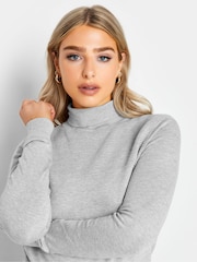 M&Co Grey Roll Neck Jumper - Image 4 of 4