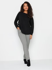 M&Co Black Dogtooth Trousers - Image 2 of 3